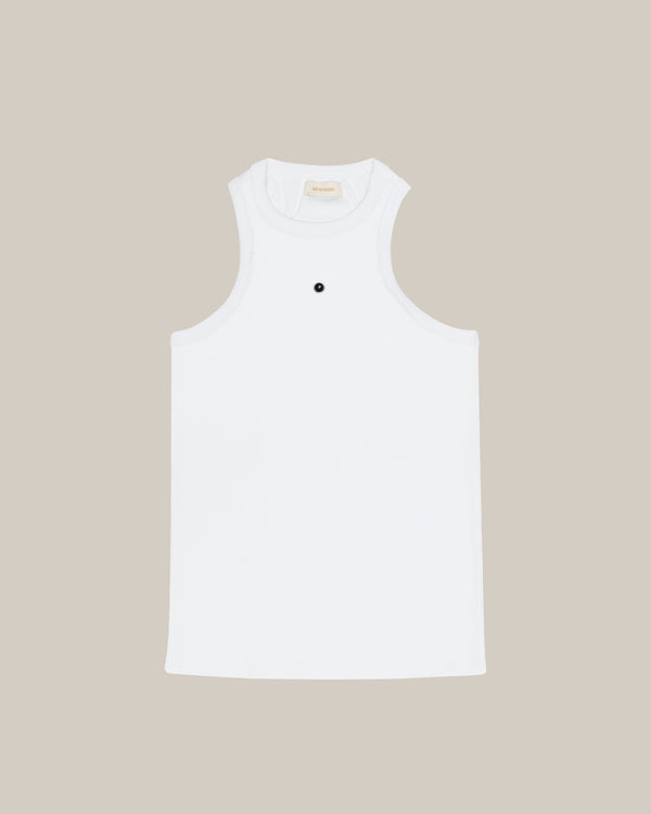 Onyx White Tank Top